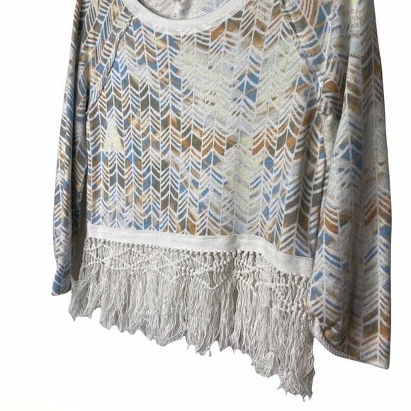 Free People UA top Multi-Color Fringe top XS - Picture 5 of 10